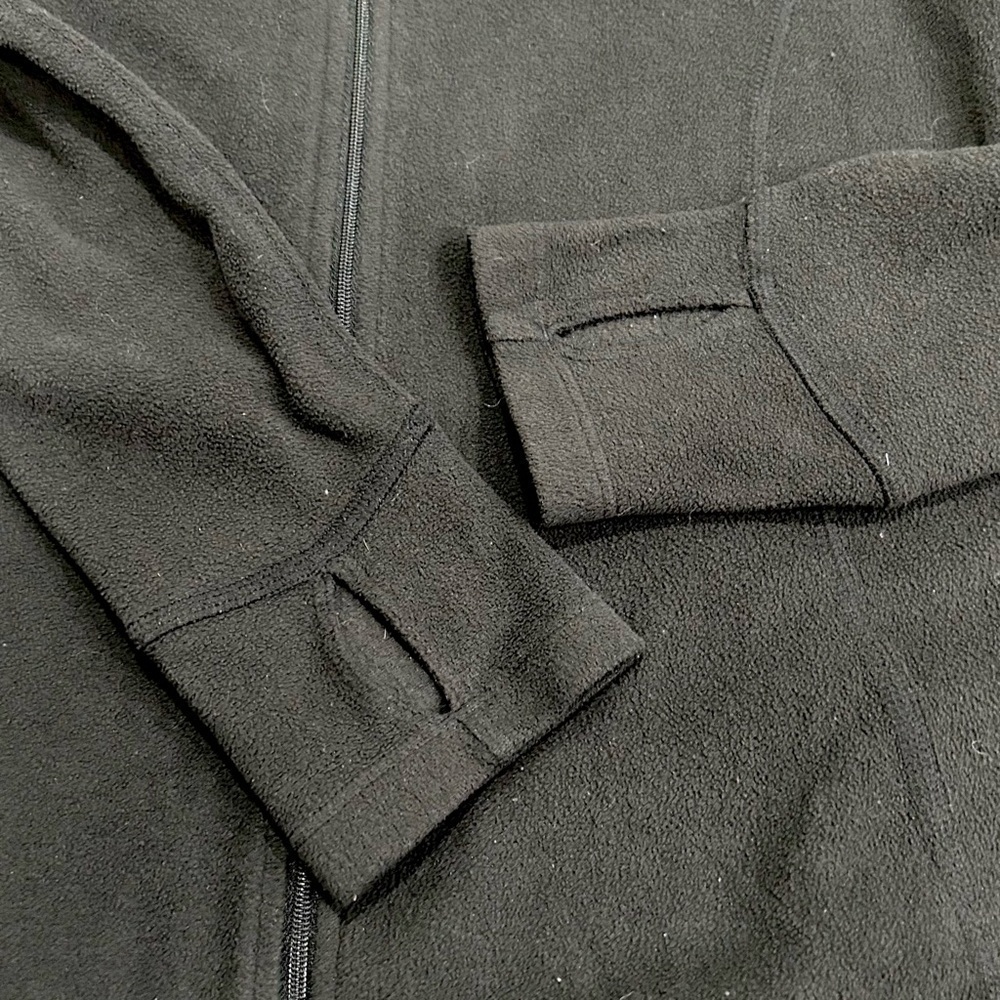 The North Face Black Full Zip Fleece Athletic Sweatshirt Long Sleeve Size S - Picture 7 of 8